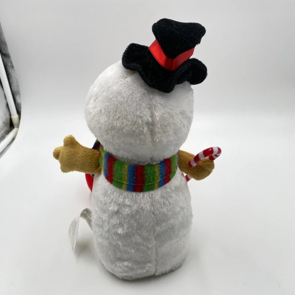 Gemmy Animated Plush Snowman‎ Singing Christmas Candy Cane Holiday *Not Working*
